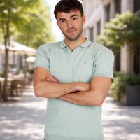 Heren Polo Enter | Mistgroen - thumbnail