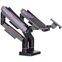 Thermaltake GEA-MSR-DMSBLK-01 flat panel bureau steun 88,9 cm (35 ) Zwart, Grijs - thumbnail