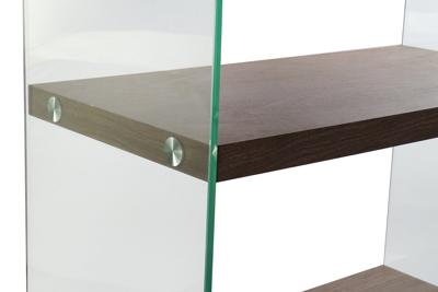 Planken DKD Home Decor Donkerbruin Kristal Walnoot Hout MDF 80 x 40 x 150 cm (1)