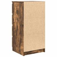 Dressoir met lades 37,5x35x99 cm spaanplaat gerookt eikenhout - thumbnail