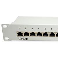 VALUE Cat.5e (Class D) 19-Patchpanel, 24P, afgeschermd, grijs - thumbnail