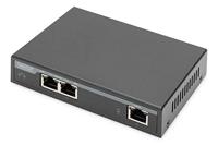 DIGITUS Gigabit PoE Indoor Extender, 2-poorts, 60W 100m uitbreiding, cascadeerbaar, self-powered - thumbnail