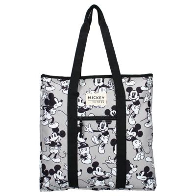 Disney shopper Mickey Mouse junior 10 L polyester zwart/grijs Disney shopper Mickey Mouse junior 10 L polyester zwart/grijs