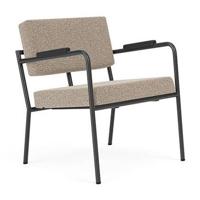 FÉST Monday fauteuil met amleuning zwart|naturel Alpine 01 natural - thumbnail