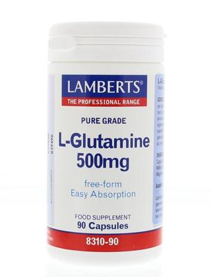 Lamberts L-Glutamine 500mg 90 Vegetarische capsules Lamberts L-Glutamine 500mg 90 Vegetarische capsules