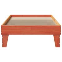 Bedframe zonder matras massief grenenhout wasbruin 90x200 cm - thumbnail