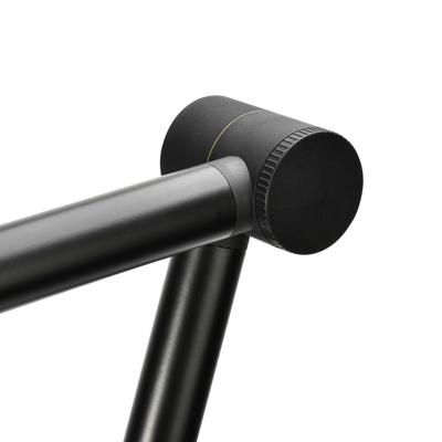 CHERRY MA 3.0 UNI, universele microfoonarm, met tafelklem (tot 60 mm), 3/8 inch schroefdraad (3/8 naar 5/8 inch schroefdraadadapter inbegrepen), stevige scharnierarm, zwart