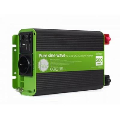12 V DC-AC omvormer met zuivere sinusgolf, 500 W