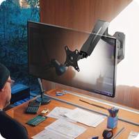 ICY BOX IB-MS103-W 81,3 cm (32 ) Muur Zwart - thumbnail