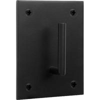 Formani Piet Boon ONE PB105 massieve haak vast op onderplaat - mat zwart - thumbnail