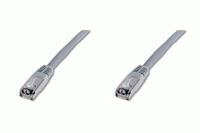 Digitus DK-1531-100 RJ45 Netwerkkabel, patchkabel CAT 5e SF/UTP 10.00 m Grijs 1 stuk(s) - thumbnail