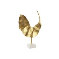 Decoratieve figuren Home ESPRIT Wit Gouden Abstract 38 x 10 x 55 cm - thumbnail