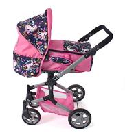 Combi-poppenwagen Jara - Unicorn - thumbnail