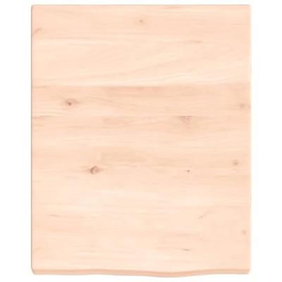 VidaXL Wastafelblad 40x50x(2-4) cm onbehandeld massief hout VidaXL Wastafelblad 40x50x(2-4) cm onbehandeld massief hout