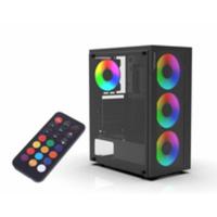 INCA EMG-15XN Midi-tower PC-behuizing Zwart - thumbnail