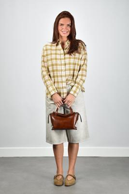 Academia blouse Marie 76D22-120 yellow checked
