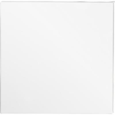 Creativ Company Canvas, d: 1.6 cm, afm 50x50 cm, 360 gr, wit, 5 stuk/ 1 doos