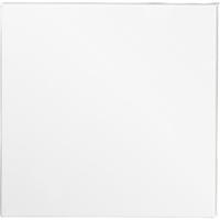 Creativ Company Canvas, d: 1.6 cm, afm 50x50 cm, 360 gr, wit, 5 stuk/ 1 doos - thumbnail