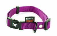 Martin halsband verstelbaar nylon paars - thumbnail