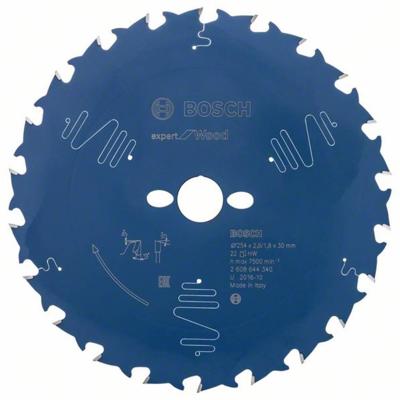 Bosch Accessories Expert for Wood 2608644340 Cirkelzaagblad 254 x 30 x 1.8 mm Aantal tanden: 22 1 stuk(s) Bosch Accessories Expert for Wood 2608644340 Cirkelzaagblad 254 x 30 x 1.8 mm Aantal tanden: 22 1 stuk(s)