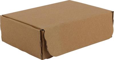 SendProof® Postpakketdoos | golfkarton | 140x101x43mm | bruin | 20 stuks