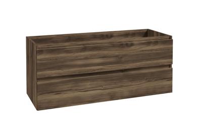 Onderkast BWS Lyanna 120x46 cm 2 Laden 2 Uitsparingen Donker Eiken