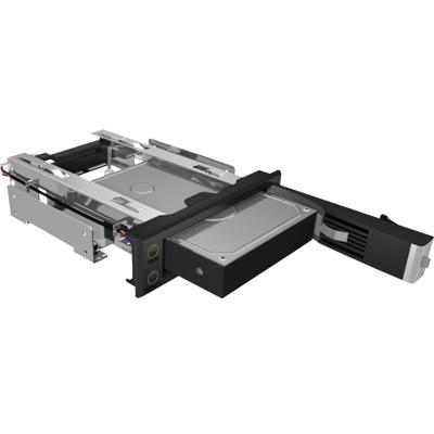 ICY BOX IB-166SSK-B Inbouwframe voor 1x 3,5" SATA/SAS HDD wisselframe