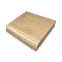 Eiken plank massief boomstam 20 x 20 cm - thumbnail