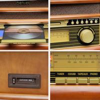 Denver MCR-50 USB-platenspeler Hout - thumbnail