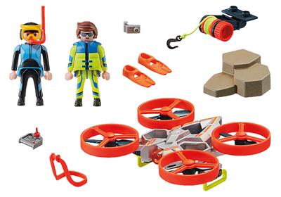 Playmobil® City Action 70143 redding op zee reddingsduiker met reddingsdrone - thumbnail