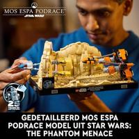 LEGO star wars 75380 mos espa podrace diorama - thumbnail