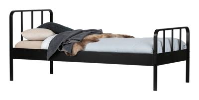 WOOOD Bed 'Mees' 90 x 200cm, kleur Zwart