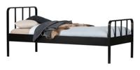 WOOOD Bed 'Mees' 90 x 200cm, kleur Zwart - thumbnail