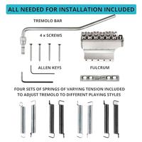 VegaTrem VT1 UltraTrem Standard Stainless Steel Satin brug voor elektrische gitaar - thumbnail