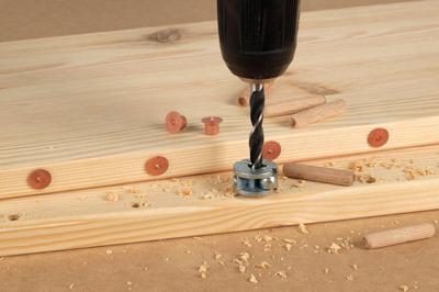 Wolfcraft Deuvelbevestigingen | Deuvelmarkeerpunten | Ø10mm | 4 stuks - 2913000 Wolfcraft Deuvelbevestigingen | Deuvelmarkeerpunten | Ø10mm | 4 stuks - 2913000