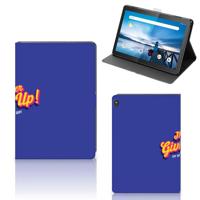 Lenovo Tablet M10 Tablet Hoesje met naam Never Give Up - thumbnail