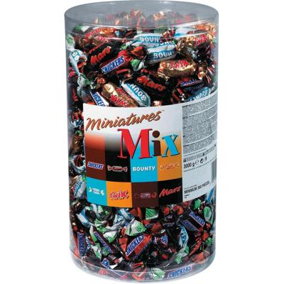 Celebrations Mixed Miniatures, tube van 3 kg (296 stuks)
