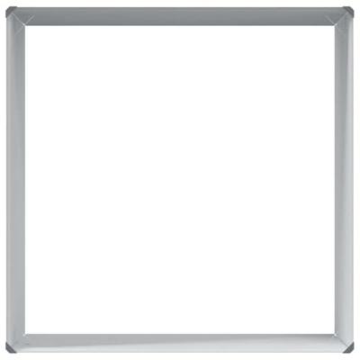 Verhoogde plantenbak 98 x 100 x 68 cm Gegalvaniseerd staal