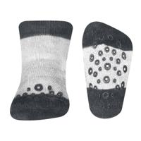 Ewers antislip sokken Stoppi Krabbelfix uni grijs-23-26 - thumbnail