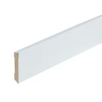 Gelakte plint 70x12 - Amsterdam wit RAL 9010 - thumbnail