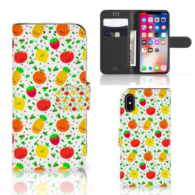 Apple iPhone X | Xs | Book Cover | Fruits