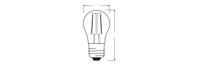 OSRAM HOMELIGHTING 4099854443886 LED-lamp Energielabel D (A - G) E27 1.8 W Warmwit (Ø x h) 45.00 mm x 45.00 mm 1 stuk(s) - thumbnail
