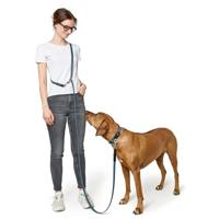 HUNTER Hondenhalsband Wolmar, rookblauw/zwart, Maat: 65 - thumbnail