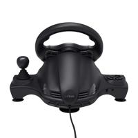 Trust GXT 289 Movi Zwart USB Stuur + Pedalen - thumbnail