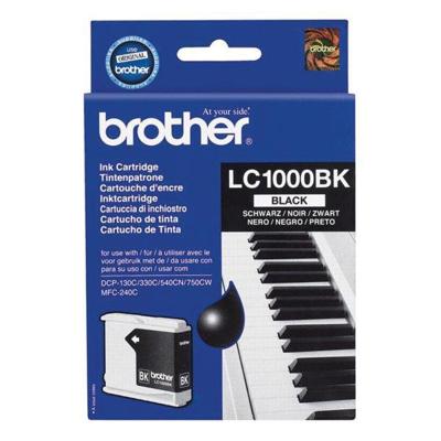 Brother Inktcartridge LC-1000BK Origineel Zwart LC1000BK
