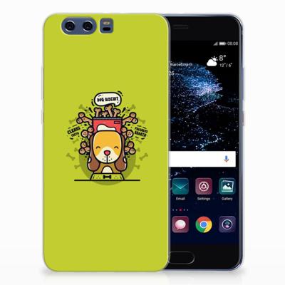 Huawei P10 Plus Telefoonhoesje met Naam Doggy Biscuit Huawei P10 Plus Telefoonhoesje met Naam Doggy Biscuit