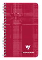 Notitieboek Clairefontaine 75x120mm spiraal lijn | 10 stuks - thumbnail