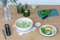 Brabantia saladebak 1,3L Light Grey - thumbnail