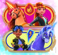 Clementoni puzzel unicorn academy - 3x48st. - thumbnail