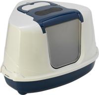 Moderna hoektoilet Flip Corner blueberry/wit moderna Gebr. de Boon - Gebr de boon - thumbnail